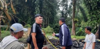 Satu Unit Rumah Terbakar di Panyalaian, Polisi dan Masyarakat Gerak Cepat Tindaklanjuti Kebakaran