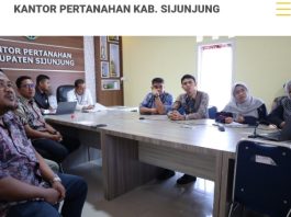Percepatan Validasi Data Pertanahan, Kantah Sijunjung Hadiri Monev KW456 di Kanwil BPN Sumbar