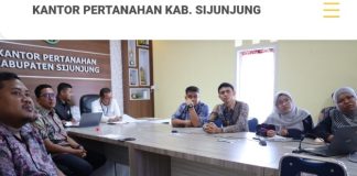 Percepatan Validasi Data Pertanahan, Kantah Sijunjung Hadiri Monev KW456 di Kanwil BPN Sumbar