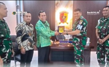 Perkuat Legalitas Aset Negara, Kantah Sijunjung Serahkan Sertipikat Hak Pakai untuk Subdenpom Sijunjung
