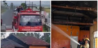 Sijago Merah Mengamuk Lagi, Satu Unit Rumah Petani Hangus Terbakar di Simpang Parik Sungai Tarab