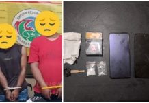 Terlibat Peredaran Narkotika Jenis Sabu, Dua Pria Asal Solok Ditangkap Lintah Bara di Kolok