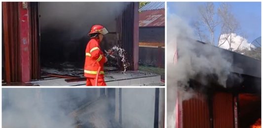 Sijago Merah Semakin Menggila, Dua Unit Ruko Hangus Terbakar di Taratak Indah Sungayang