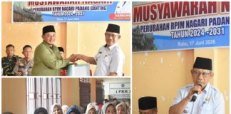 Kondisi Keuangan Memprihatinkan, Pemnag Padang Gantiang Tetap Gelar Musnag Perubahan RPJM