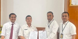 Perkuat Sinergisitas Lintas Sektoral, Kantah Sijunjung Tandatangani PKS dengan Nakertrans Sumbar