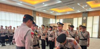 Sertijab Pejabat Utama dan Kapolres, Kapolres Tanah Datar Dimutasi ke Mabes Polri