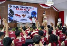 Jadi Pembicara di Diklat Pratama DPP GMPK, Menteri Nusron: Nasionalisme Menjadikan Bangsa yang Kuat