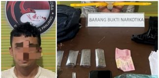 Miliki Enam Paket Ganja Kering, Polisi Ringkus Seorang Pria Berusia Muda di Koto Baru