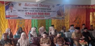 Rao-Rao Laksanakan Musnag, Wali Nagari Ade Raunas Berharap Musyawarah ini Awal yang Baik