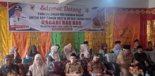 Rao-Rao Laksanakan Musnag, Wali Nagari Ade Raunas Berharap Musyawarah ini Awal yang Baik