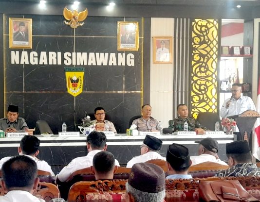 Simawang Gelar Musrenbang, Wali Nagari Firman Minta Masyarakat Jalin Komunikasi dengan Perantau