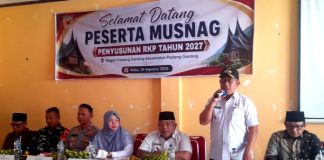 Masuk Dua Terakhir Laksanakan Musnag, Nagari Padang Ganting Gelar Musyawarah Penyusunan RKP 2027