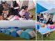 Manfaatkan Masa Libur Akhir Pekan, Keluarga Besar Puskesmas Limakaum I Camping di Batu Dindiang