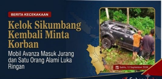 Kelok Sikumbang Kembali Minta Korban, Mobil Avanza Masuk Jurang dan Satu Orang Luka Ringan