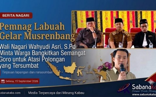 Dihadiri Anggota DPRD Zuldafri Dharma, Wali Nagari Wahyudi Asri Buka Musrenbang Labuah