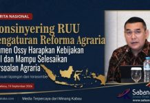 RUU Pengaturan Reforma Agraria, Wamen Ossy Harapkan Kebijakan Adil dan Mampu Selesaikan Persoalan Agraria
