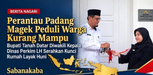 Peduli Keluarga Kurang Mampu, Bunga Dapat Rumah Layak Huni dari Perantau G3AD Padang Magek