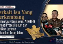 Terkait Isu Berkembang, Wamen Ossy Sebut ATR/BPN Hormati Proses Hukum dan Pastikan Layanan Pertanahan Tetap Jalan