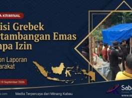 Tindaklanjuti Laporan Masyarakat, Polisi Grebek Pertambangan Emas Tanpa Izin