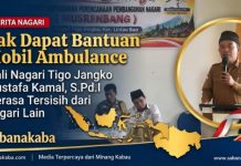 Masyarakat Tigo Jangko Kecewa, Kebutuhan Mobil Ambulance Hingga Sekarang Belum Terpenuhi