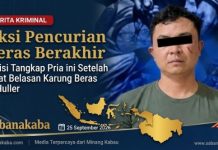 Curi 13 Karung Beras di Huller, Polisi Amankan Pria Usia 39 Tahun Setelah Dilaporkan Pemiliknya