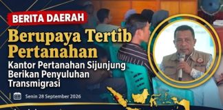 Dorong Tertib Pertanahan, Kantor Pertanahan Sijunjung Laksanakan Penyuluhan Transmigrasi