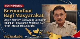 Sekjen ATR/BPN Dalu Agung Darmawan: Penyusunan Anggaran 2027 Harus Terukur dan Akuntabel