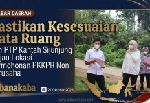 Pastikan Kesesuaian Tata Ruang, Tim PTP Kantah Sijunjung Tinjau Lokasi Permohonan PKKPR Non Berusaha