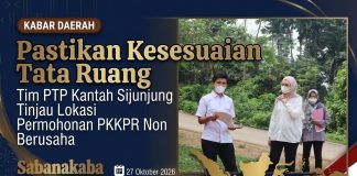 Pastikan Kesesuaian Tata Ruang, Tim PTP Kantah Sijunjung Tinjau Lokasi Permohonan PKKPR Non Berusaha