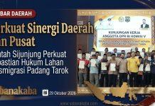 Melalui Sinergi Daerah dan Pusat, Kantah Sijunjung Perkuat Kepastian Hukum Lahan Transmigrasi