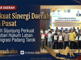 Melalui Sinergi Daerah dan Pusat, Kantah Sijunjung Perkuat Kepastian Hukum Lahan Transmigrasi