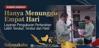 Hanya Menunggu Empat Hari, Layanan Pengukuran Pertanahan Lebih Terukur, Teratur, dan Pasti