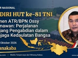 Hadiri HUT ke-81 TNI, Wamen Ossy: Perjalanan Panjang Pengabdian dalam Menjaga Kedaulatan Bangsa