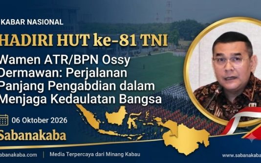 Hadiri HUT ke-81 TNI, Wamen Ossy: Perjalanan Panjang Pengabdian dalam Menjaga Kedaulatan Bangsa