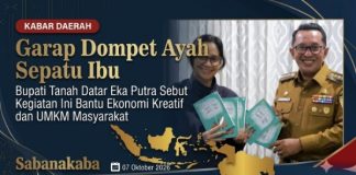 Garap Dompet Ayah Sepatu Ibu, Pemkab Tanah Datar Minta Libatkan Ekonomi Kreatif dan UMKM