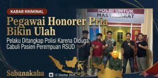 Pegawai Honorer Bikin Ulah, Diduga Pelaku Cabuli Pasien Perempuan Rumah Sakit Umum Daerah