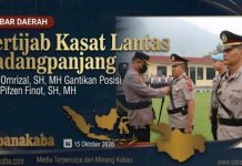 Sertijab Kasat Lantas Padang Panjang, AKP Omrizal, SH, MH Gantikan Posisi AKP Pifzen Finot, SH, MH
