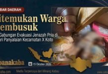 Ditemukan Warga Membusuk, Tim Gabungan Evakuasi Jenazah Pria di Nagari Panyalaian X Koto