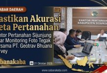 Pastikan Akurasi Peta Pertanahan, Kantah Sijunjung Gelar Monitoring Foto Tegak Bersama PT Geotrav Bhuana Survey