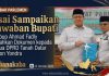 Wabup Sampaikan Jawaban Bupati, Banggar dan TAPD Akan Bahas Ranperda APBD TA 2027