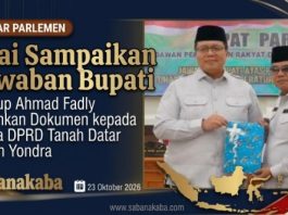 Wabup Sampaikan Jawaban Bupati, Banggar dan TAPD Akan Bahas Ranperda APBD TA 2027