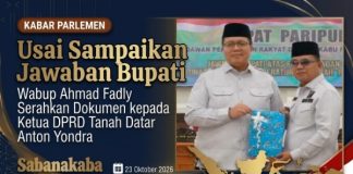 Wabup Sampaikan Jawaban Bupati, Banggar dan TAPD Akan Bahas Ranperda APBD TA 2027