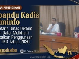 Dipandu Kadis Kominfo, Sekretaris Dinas Dikbud Mulkhairi Sampaikan Penggunaan Dana TKD 2026