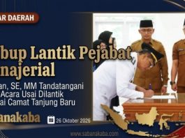 Mutasi Pejabat Bergulir Lagi, Wabup Ahmad Fadly Lantik 13 Pejabat Manajerial dan Penugasan 11 Kepsek