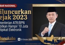 Diluncurkan Sejak 2023, Kementerian ATR/BPN Terbitkan Hampir 10 Juta Sertipikat Elektronik