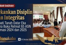 Tekankan Disiplin dan Integritas, Bupati Eka Putra Buka Retreat 65 ASN Formasi 2024 dan 2025